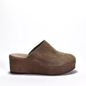Cordani for Anthropologie Camryn Platform Suede Mules NWOB.